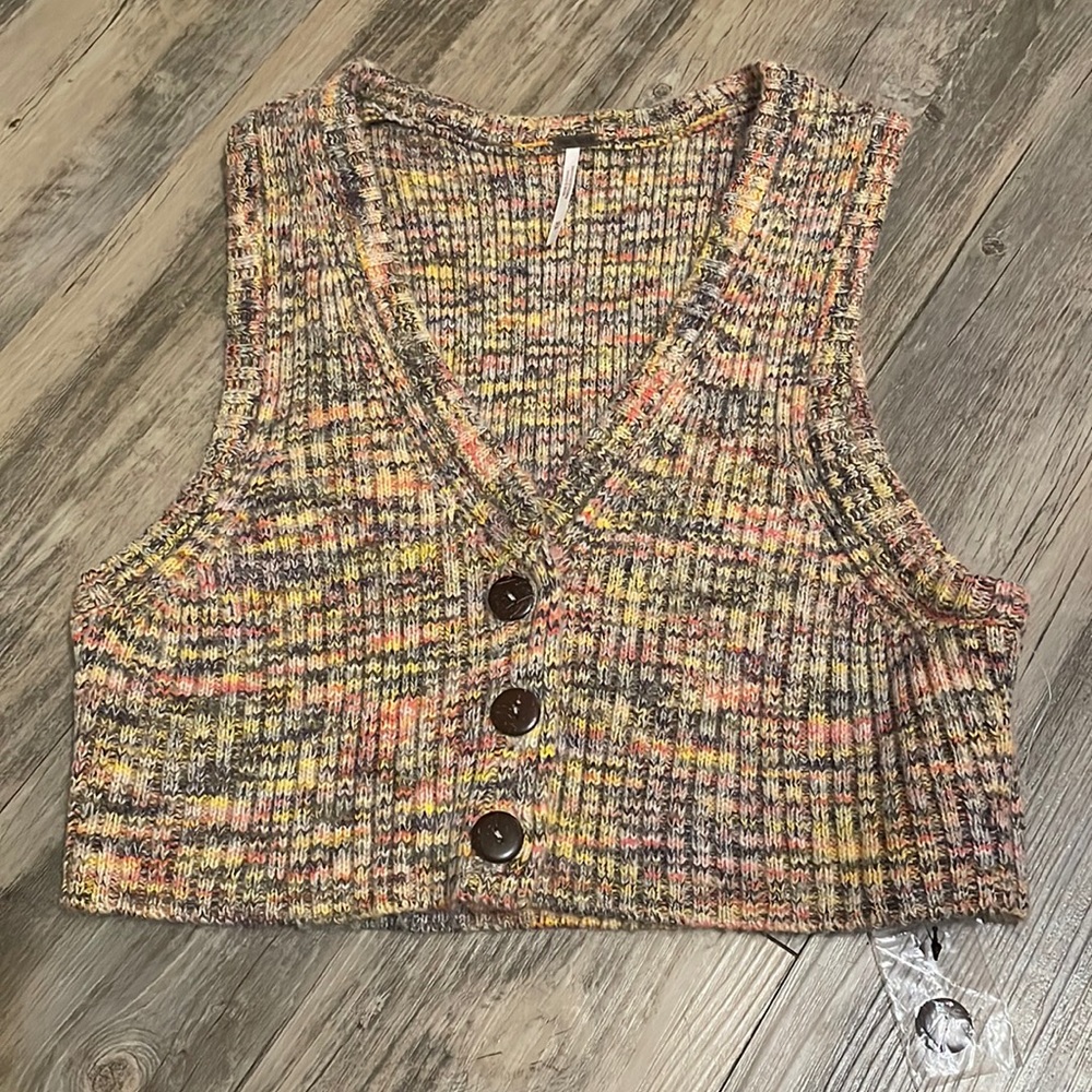Free People Ribbed Vest - 90s Vibes